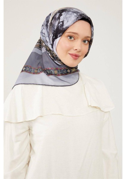 Soft 17695 Gri Eşarp