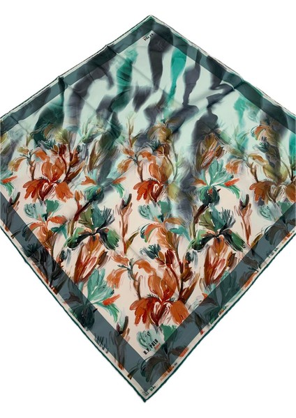 Kristal 0173 Derin Yeşil Eşarp