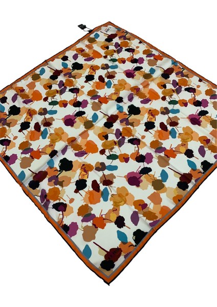 Kristal 0167 Turuncu Eşarp