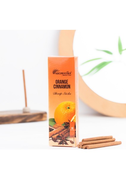 Orange & Cinnamon Dhoop Tütsü