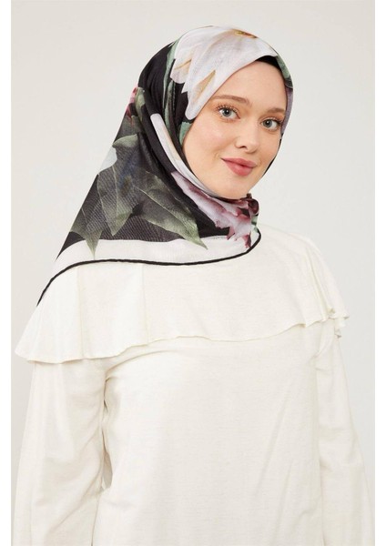 Soft 17695 Orman Yeşili Eşarp