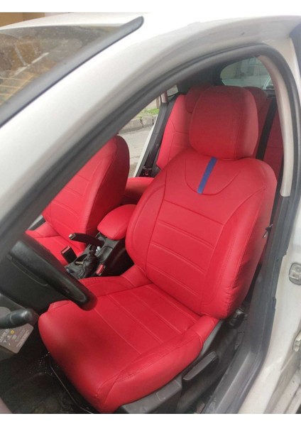 Citroen C4 2011 2017 Arası Arka Sırt 2 1 Arka Sırt Kolcaksız Model Komple Kırmızı Deri Kırmızı Ip