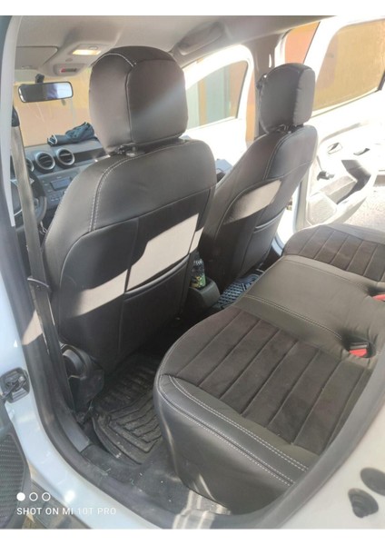 Dacia Duster 2018 2021 Arası Uyumlu Arka Sırt 2+1 Siyah Taytüyü Siyah Deri Karışımı Siyah Ip fiyatları