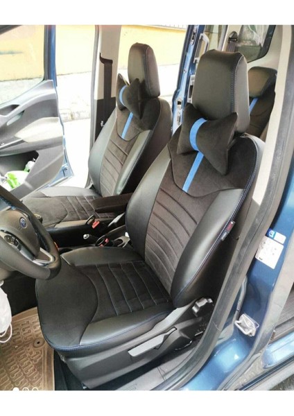 Ford Courier Uyumlu Arka Sırt Arka Oturma 2+1 Oto Koltuk Kılıfı