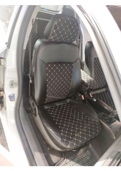 Opel Astra H Kasa 2004 2008 Arası Uyumlu Arka Sırt 2+1 Arka Sırt Kolcaksız Model Siyah Zemin Beyaz fırsatları