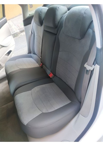 Citroen C5 2008 2015 Arası Arka Sırt Arka Oturma 2+1 Arka Sırt Kolcaklı Model Gri -Uyumlu fırsatları