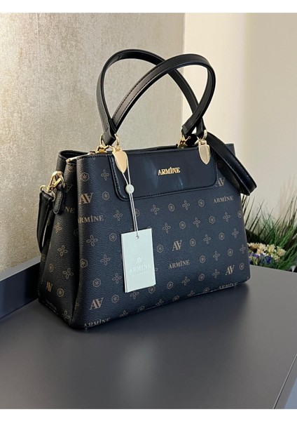 Hayır ARM.206.KS Armine Özel Renk Konbin El ve Kol Çantası Olarak Tasarlanmış Deri Kol Çantası Günd