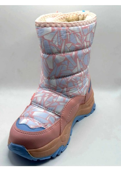 Çocuk Kar Botu Içi Yünlü Kaymaz Taban modelleri