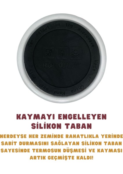 400ML Lisanslı Çift Katlı Paslanmaz Çelik Termos Mug 8 Saat Sıcak Soğuk Hediye Kutulu