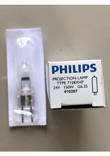 5 Adet Phılıps 7158XHP  24V 150W G6,35 Halojen Lamba