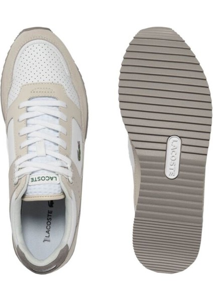 Lacoste Partner Piste Erkek Bej Sneakers