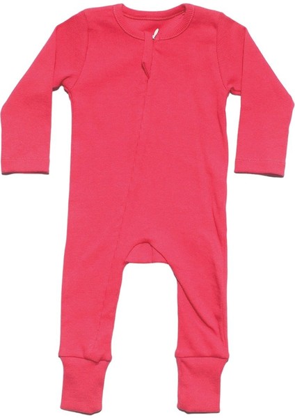 Kız Bebek Fuşya Kaşkorse Fitilli Fermuarlı Tulum modelleri