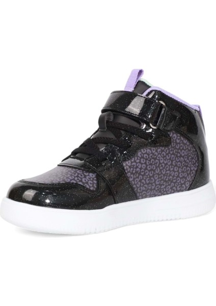 Kidessa 2068 Anatomik Tabanlı Ultra Hafif Kız Çocuk Boğazlı Sneakers Ayakkabı - Nkt02068-Sıyah-30 modelleri