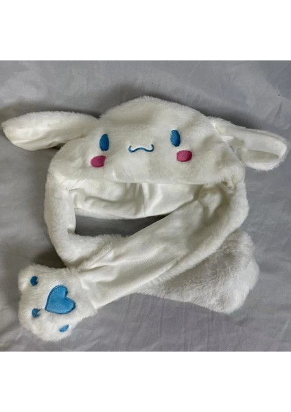 Işıklı Kulakları Oynar Şapka Cinnamoroll Stitch Tavşan Spiderman Kuromi Hediyeliik Rengarenk Yumuşacık Şapka Modeller