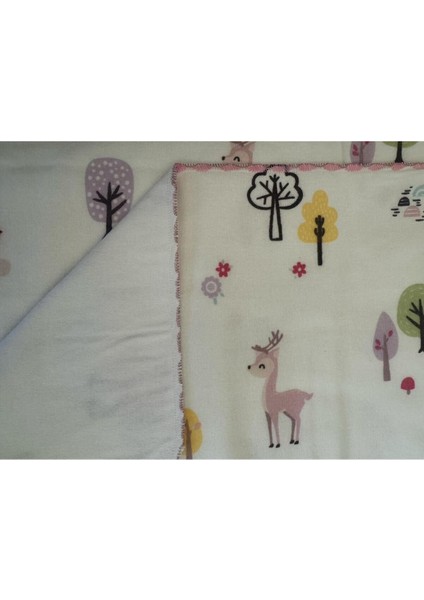 Erkek / Kız 85 x 74 Müslin Geyikli Pazen Battaniye modelleri