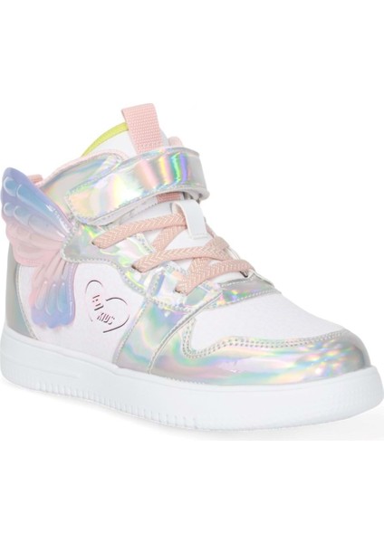 Kidessa 2068 Anatomik Tabanlı Ultra Hafif Kız Çocuk Boğazlı Sneakers Ayakkabı - Nkt02068-Gümüş-30 fiyatları