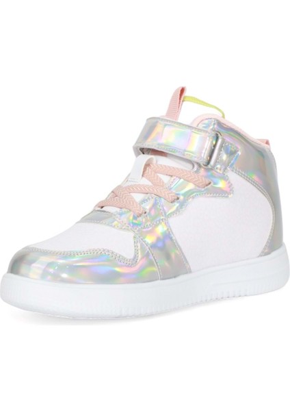 Kidessa 2068 Anatomik Tabanlı Ultra Hafif Kız Çocuk Boğazlı Sneakers Ayakkabı - Nkt02068-Gümüş-30 modelleri