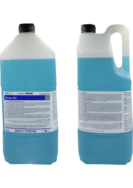 Topclin Rinse Aid Bulaşık Parlatıcısı 5 L