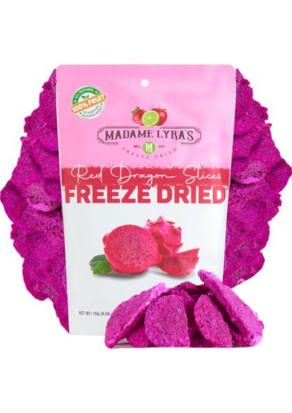 Freeze Dried (Dondurularak Kurutulmuş) Ejder Meyvesi Dilimleri