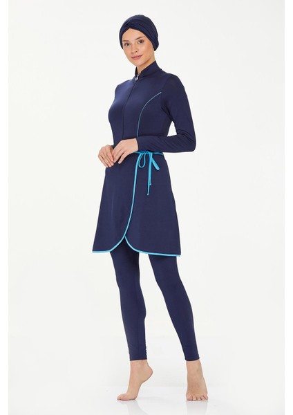 Likralı Tam Kapalı Tesettür Mayo Torı 8230 Koyu Lacivert fiyatları