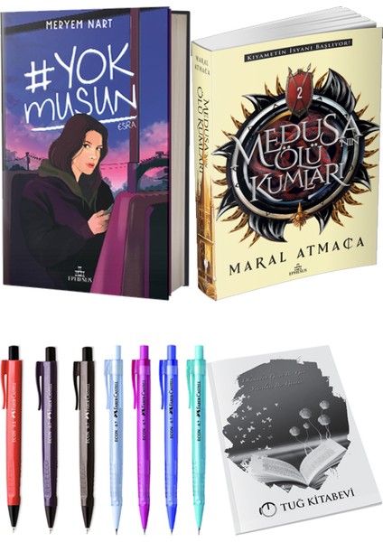 Medusanın Ölü Kumları 2 Maral Atmaca ve Ephesus Yayınları Yokmusun Meryem Nart 2li Set