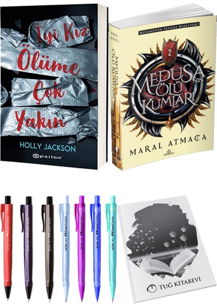 Medusanın Ölü Kumları 2 Maral Atmaca ve Epsilon Yayınevi Iyi Kız Ölüme Çok Yakın Holly Jackson 2li Set