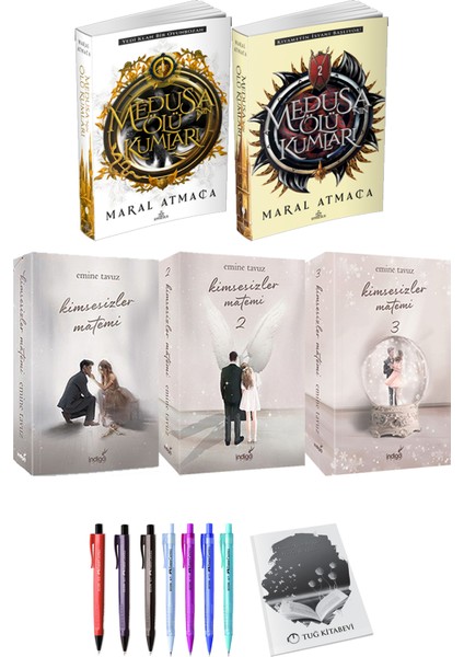 Medusanın Ölü Kumları 2li Set Maral Atmaca ve Kimsesizler Matemi 3lü Set Emine Tavuz