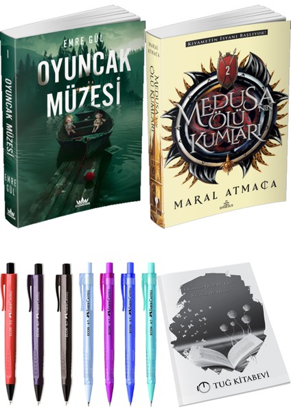 Medusanın Ölü Kumları 2 Maral Atmaca ve Guardian Yayınları Oyuncak Müzesi Emre Gül 2li Set
