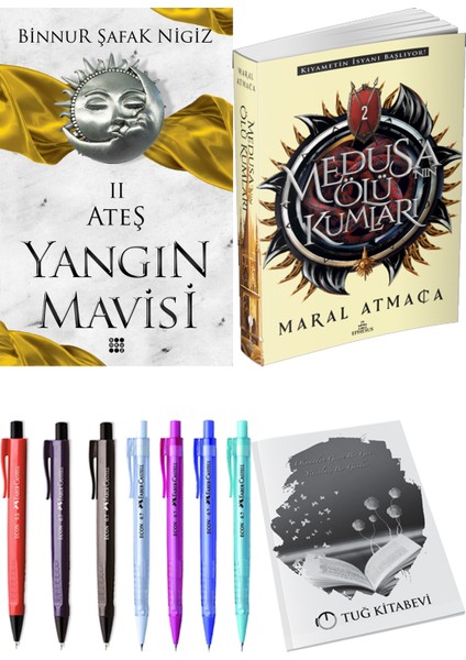 Medusanın Ölü Kumları 2 Maral Atmaca ve Dokuz Yayınları Yangın Mavisi 2 Ateş Binnur Şafak Nigiz