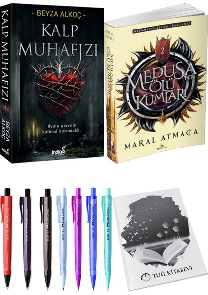 Medusanın Ölü Kumları 2 Maral Atmaca ve Kalp Muhafızı 1 Beyza Alkoç 2li Set