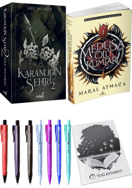 Medusanın Ölü Kumları 2 Maral Atmaca ve Karanlığın Şehri 2 Şule Avlamaz 2li Set