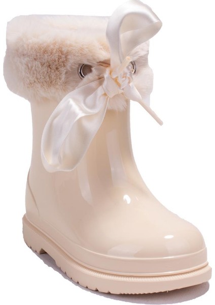 W10258Bb Bimbi Soft Bej Ortopedik Kız Çocuk Yağmur Çizme