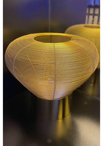 Gold Telli Şamdan/mumluk