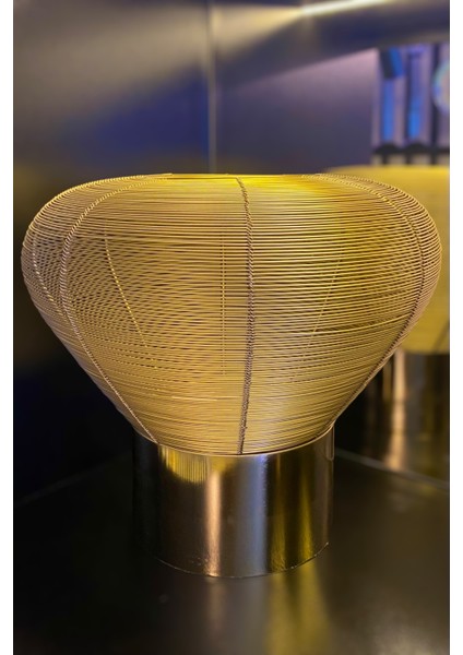 Gold Telli Şamdan/mumluk