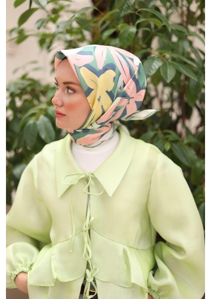 Twill Ipek Eşarp - 11439-22 Çağla indirimleri