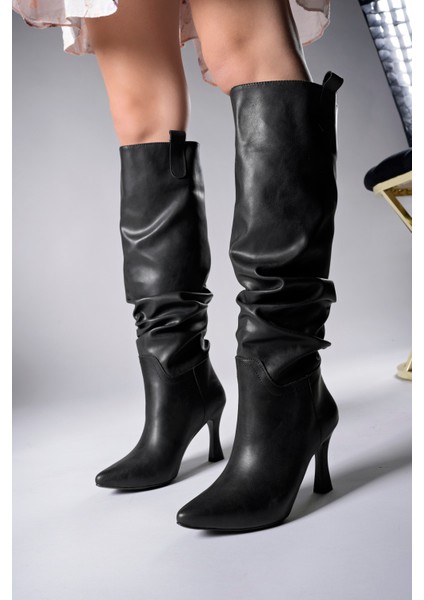 Bhelzilo Kadın Topuklu Çizme 00128511 indirimleri