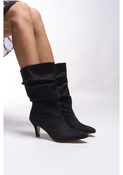 Iblantha Kadın Sivri Topuklu Kısa Çizme 001 fiyatları