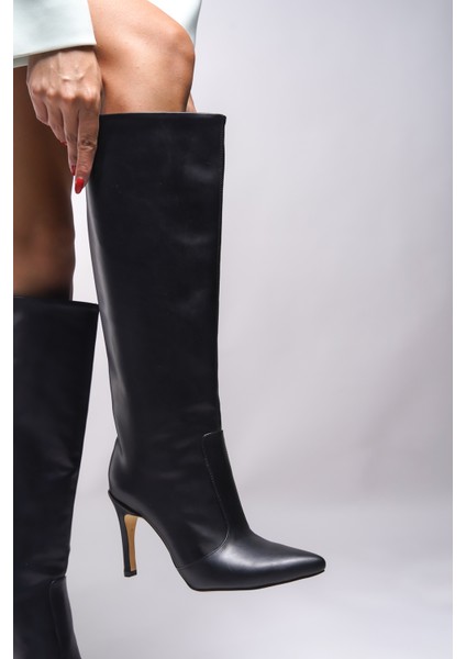 Hilnaril Kadın Sivri Topuklu Çizme 00123000 indirimleri