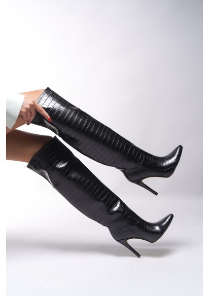 Gishophe Kadın Sivri Topuklu Çizme 00127000 modelleri