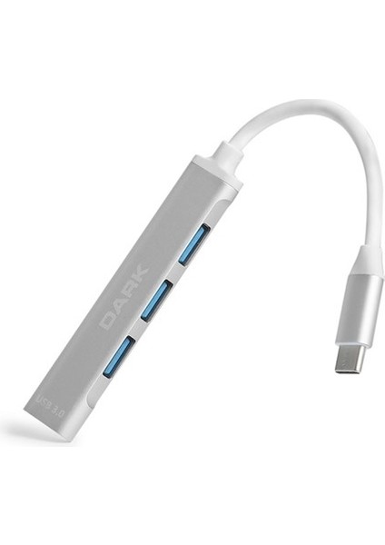 Connect Master X4 DK-AC-USB310C 4port Type-C Beyaz USB Çoklayıcı Hub