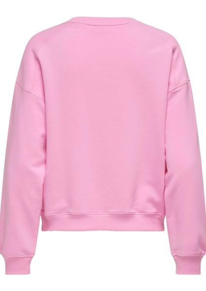 Onldıana L/S Sporty O-Neck Box Ub Swt Pembe 15320699