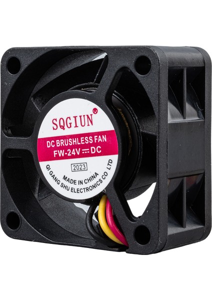 Powermaster IC-216 3 Pin Kablolu 40X40X20 mm 24 Volt Fırçasız Dc Kasa Fanı Soğutucu Fan 4X4X2 cm