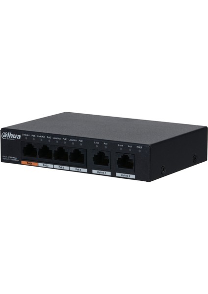 PFS3006-4GT-60 4 Port Poe ile 6 Port Yönetilmeyen Masaüstü Switch