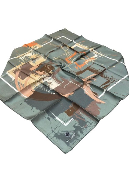 Tivil Çağla Yeşili Desenli Ipek Eşarp Dgn50788-01-15 modelleri