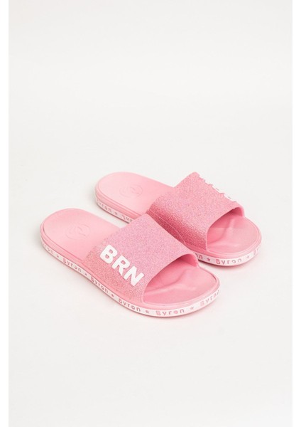 Kadın Pembe Anatomik Kaydırmaz Taban Banyo Tuvalet Plaj Terlik