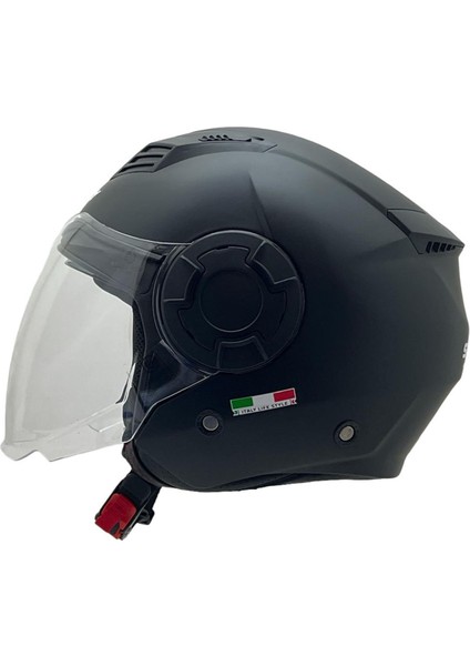 766 Solid Matt Black Kask