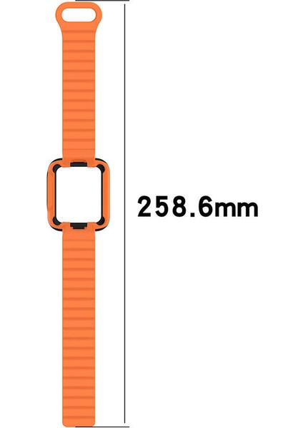 Xiaomi Redmi Watch 1 Silikon Kordon KRD-105 Strap Kayış-Pudra indirimleri