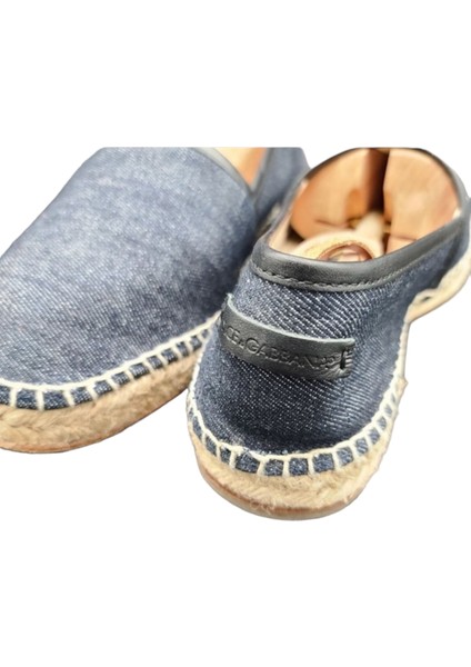 Dolce & Gabbana Espadrilles Denim Jeans Blue Sneaker