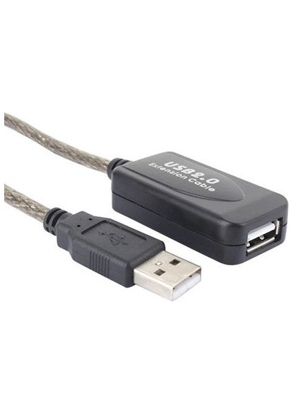 20 Metre Profesyonel Çipli USB Extension Uzatma Kablosu