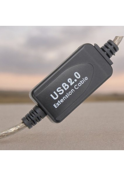 20 Metre Profesyonel Çipli USB Extension Uzatma Kablosu